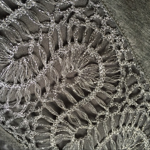 J.crew sleeveless cotton top with crochet detail - Picture 2 of 5